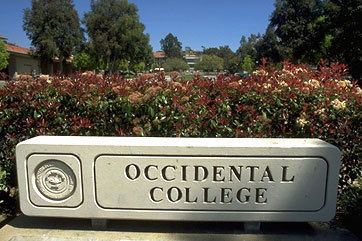 Occidental College photo: Occidental College oxysign.jpg