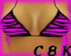 C8K Pink Tiger Bikini Top