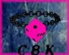 C8K Pink Die Necklace