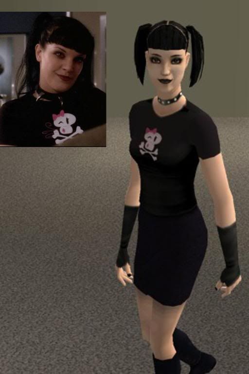  the gothic lab girl from the TV show, performed by Pauley Perrette.