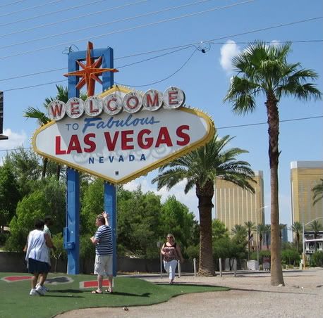 We got in to Las Vegas at welcome to fabulous las vegas sign at night. We got in to Las Vegas at
