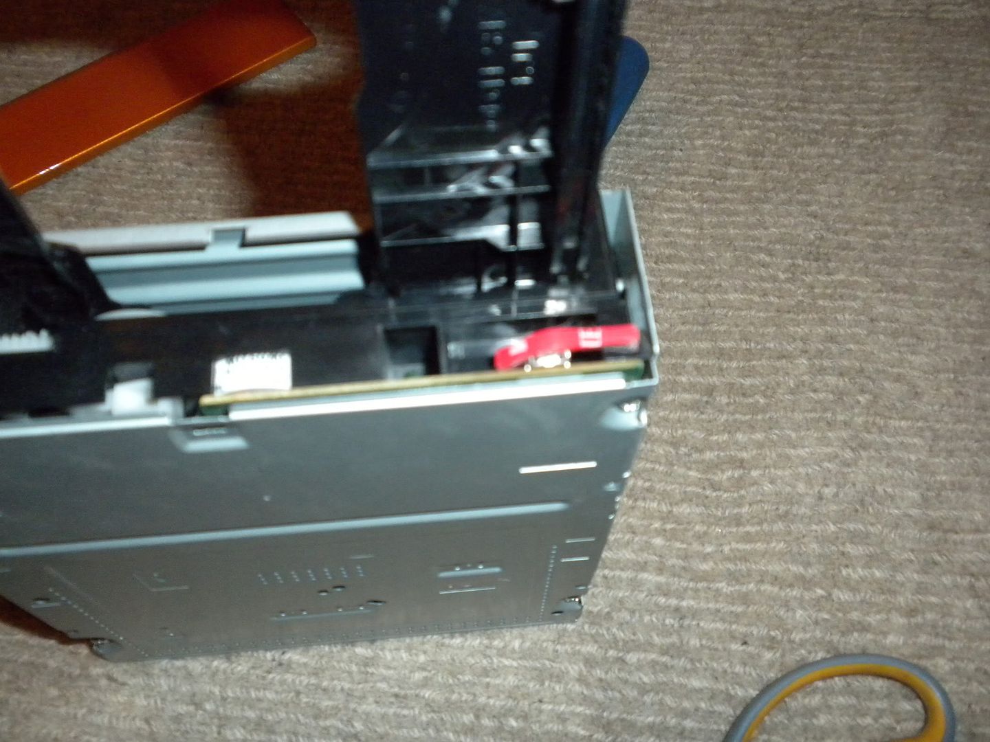 Optical drive stealthing guide