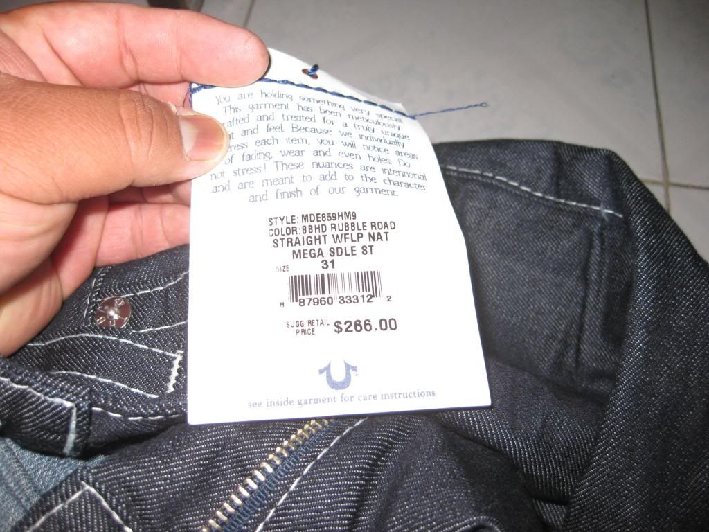 Cho ra đi 1 cái quần Jeans True Religion (Quần Ông Điạ) giá mềm - 1