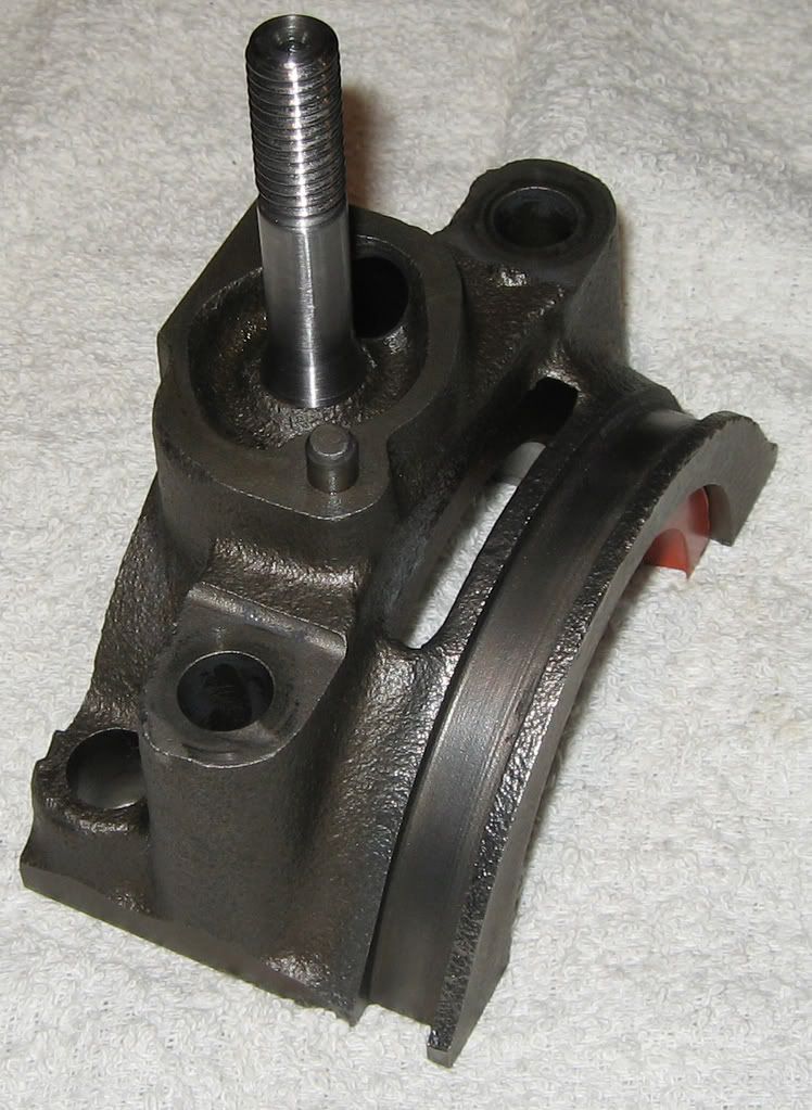 Cracked oil pump mount Team Camaro Tech