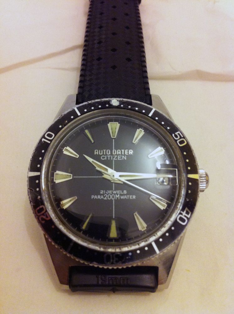 Citizen’s Vintage 200m Diver the 21 jewel ‘Skin Diver’ Sweephand's
