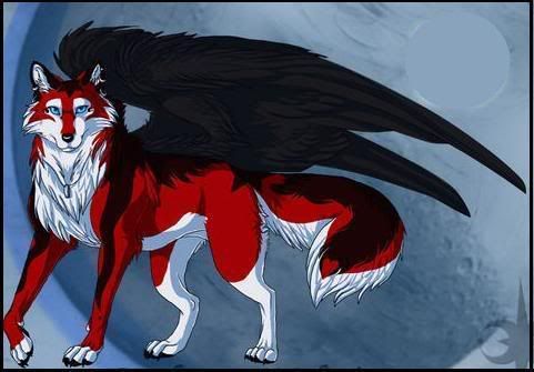 CristyTheFirewolf.jpg Fire Wolf image by aroeslion