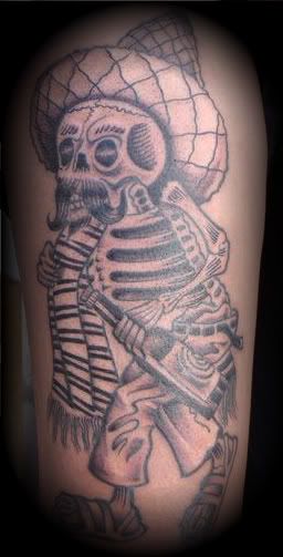 mexican skull tattoos. Mexican Skull Tattoo