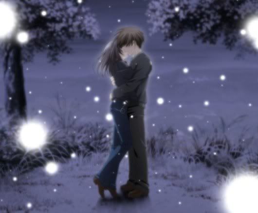 anime couples. cute anime couples kiss. anime