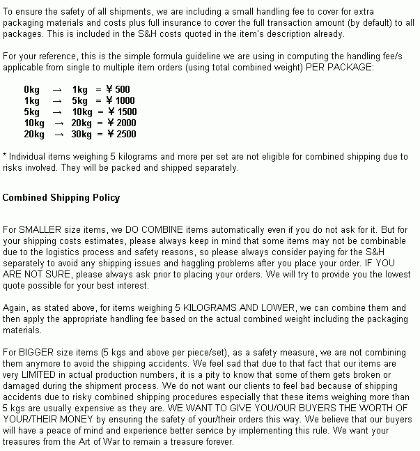 Shipping And Handling Charges gif by kenshinartofwar Photobucket