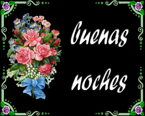 Buenas Noches Con Flores gif by __fanny__ | Photobucket