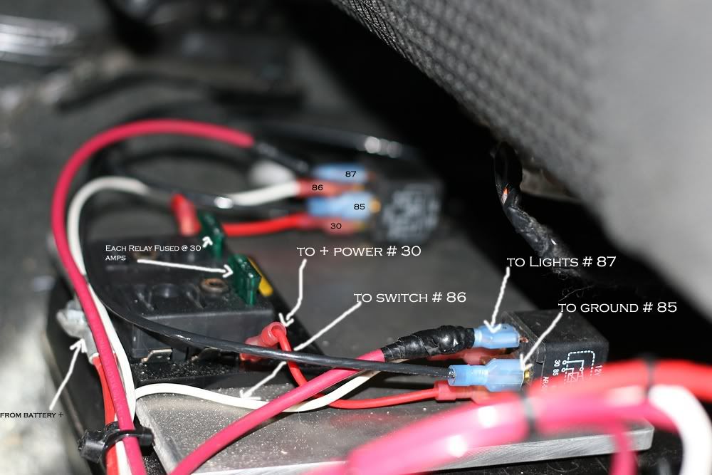 Howto Wire Offroad Lights Relays for Dummies Second Generation