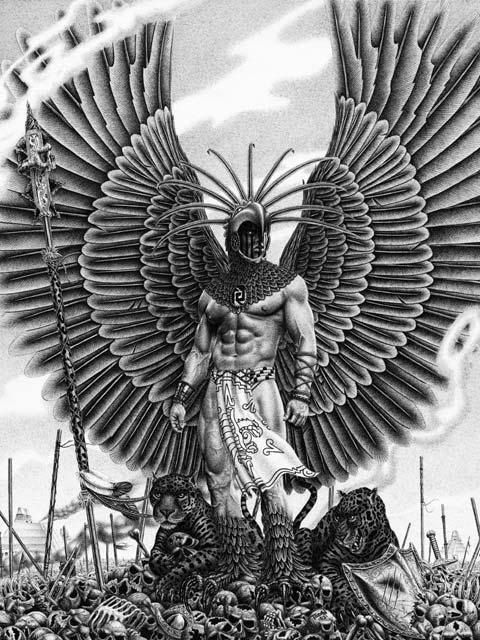 aztec warrior the first pimp aka mi hefito(grand father) R.I.P. PoPo, 