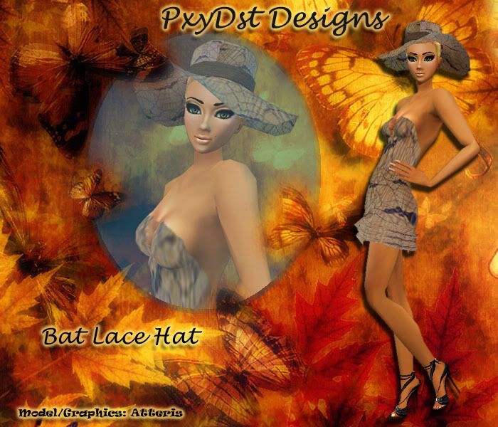 Bat Lace Hat