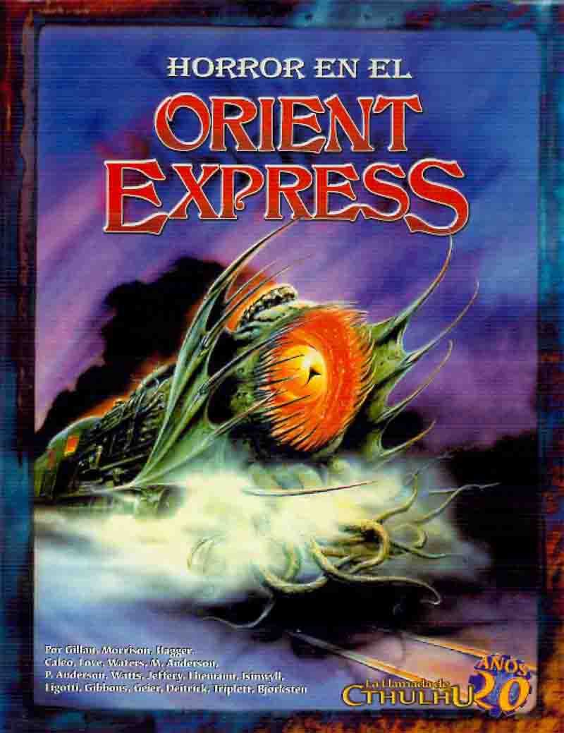 Portada de Horror en el Orient Express