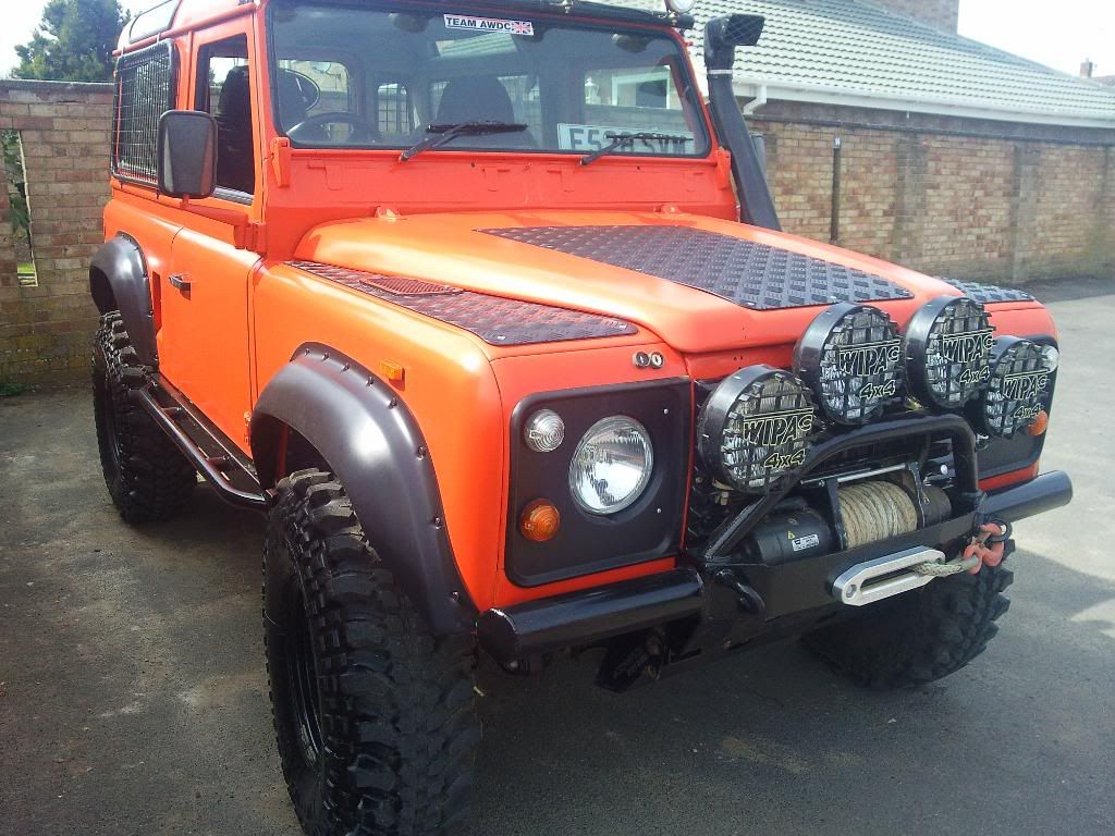 Defender spotlights LandyZone Land Rover Forum