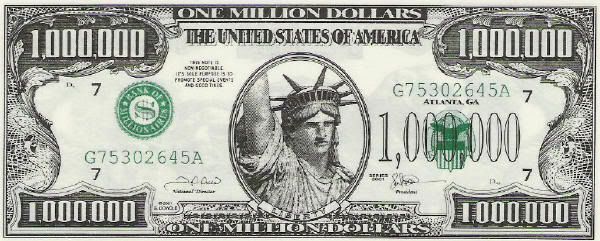 one dollar bill clip art. one billion dollar bill pro