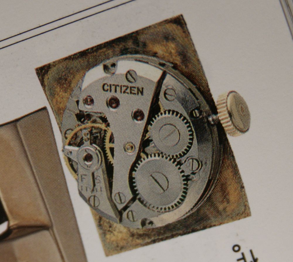 Citizen’s First Wrist Watch Movement | Sweephand's Vintage Citizen ...