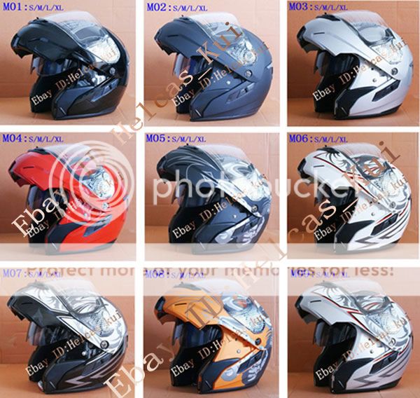 Motorrad Klapphelm Integralhelm Orange MATT S M L XL