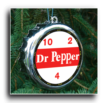 Dr Pepper Animated Christmas Light Ornament Miller Engineering LLC