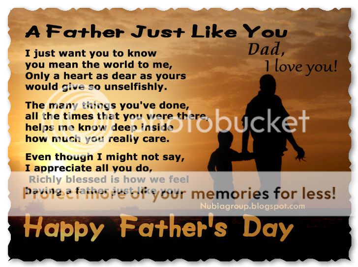 * Nubia_group Inspiration *: A Father just like You