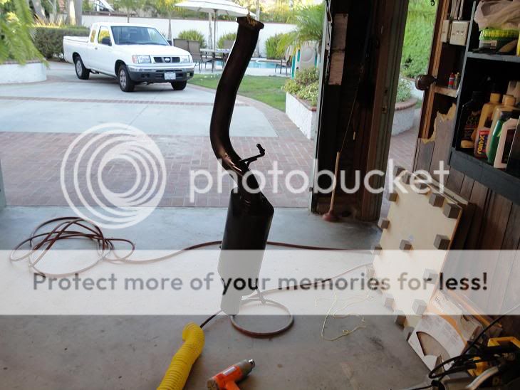 How to paint a chrome Greddy muffler flat black??? NASIOC